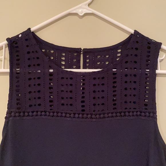 Market and Spruce Amethyst Eyelet Knit Dress - Picture 3 of 3